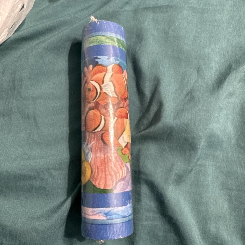 Vintage Paul Brent Aquarium Wallpaper Border Tropical Fish Clownfish 5 YD